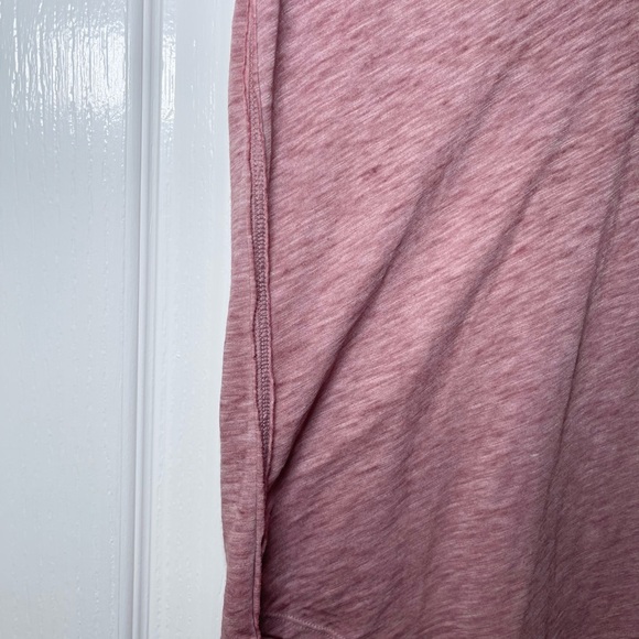 We The Free Women’s Burnout V-Neck Short Sleeve Tee in Dusty Rose - Picture 3 of 12